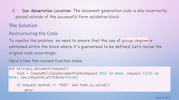 Fixing the Local variable x referenced before assignment Error in Django