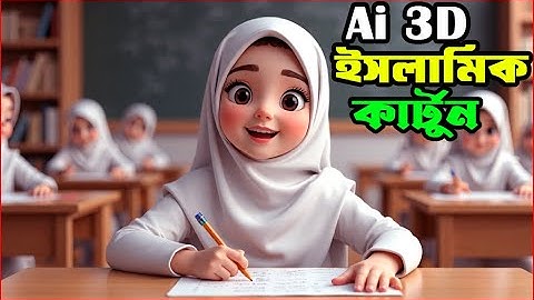 Ai দিয়ে 3D Islamic Cartoon  Video 2025 ৷ Text To Video ৷ Lip Sync Cartoon ৷ Free Ai Generated video