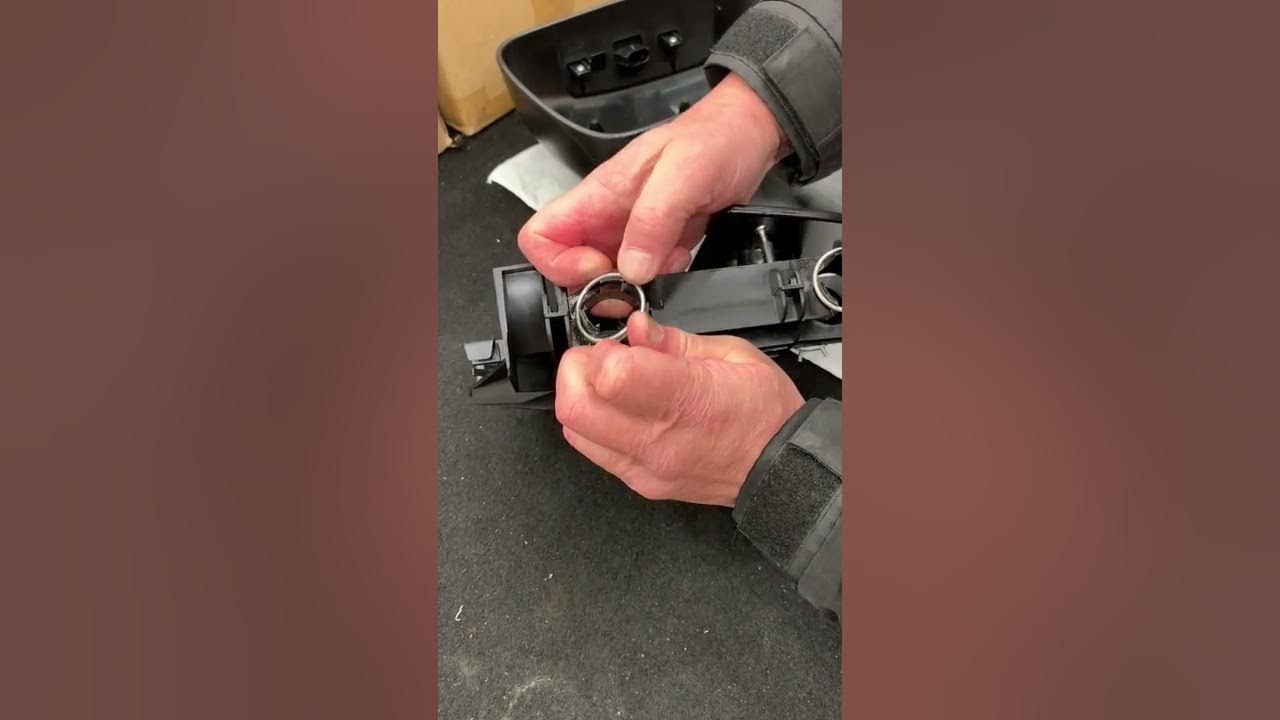 How to disassemble your Clearview mirror to replace the tension spring