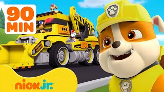 PAW Patrol Rubble's Best Season 2 Rescues! w\/ Chase \& Skye | 90 Minute Compilation | Rubble \& Crew