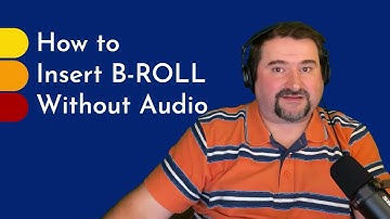 How to Add B-Roll Video Without Audio in Descript Underlord (Tutorial for Beginners)