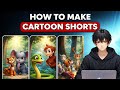 How to make a cartoon video on free 2026 app and growth on YouTube🚀 || 