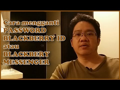 TechnoWit: How to Change Blackberry ID/Blackberry Messenger password