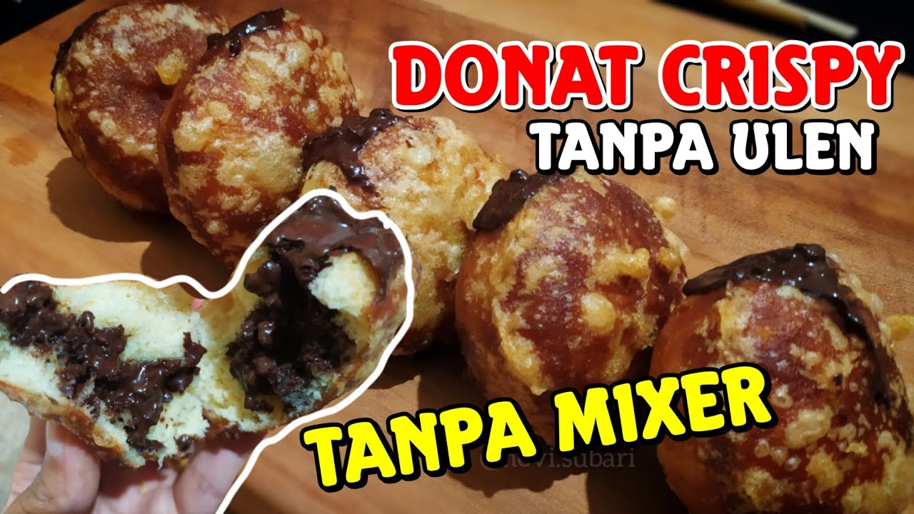 CARA MEMBUAT DONAT CRISPY | DONAT BAIM WONG KW | DONAT DOKREZZ - YouTube