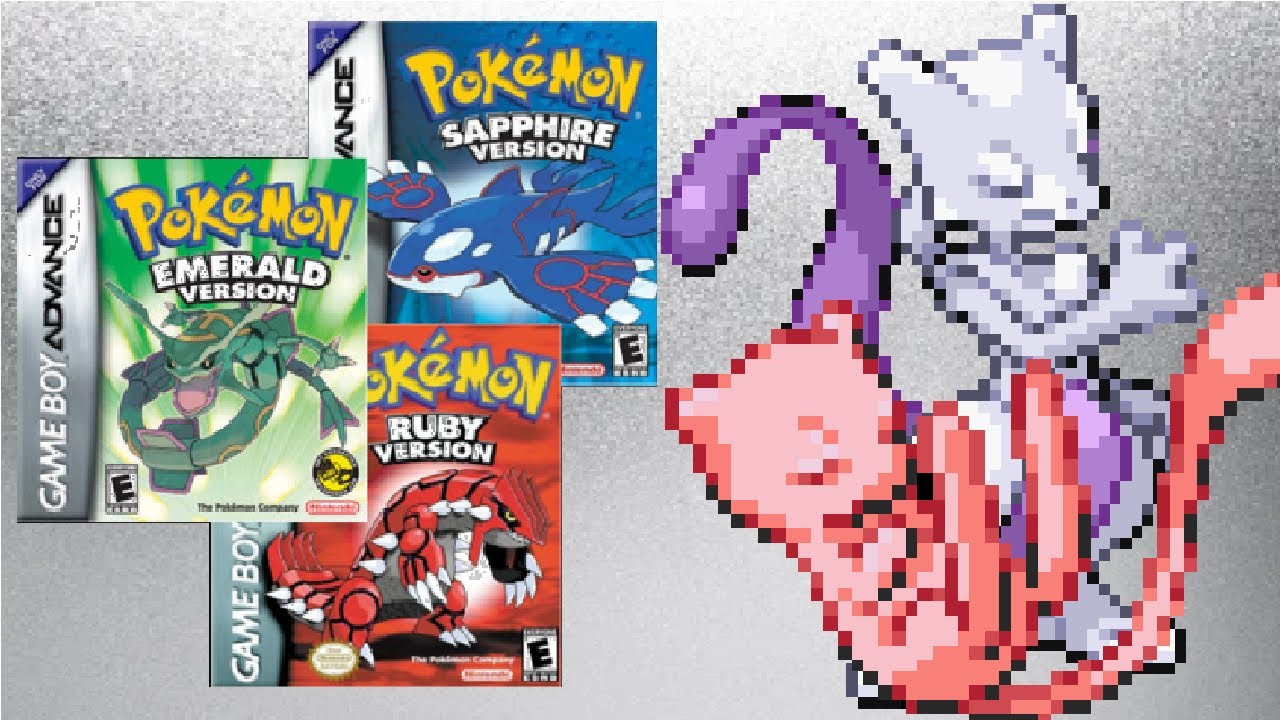 UltimateAlts on X: Mewtwo Palette Swap #1: Shiny Pokemon Ruby & Sapphire  (2002)  / X