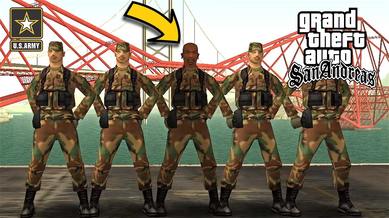 What If CJ Joins Military In GTA San Andreas?