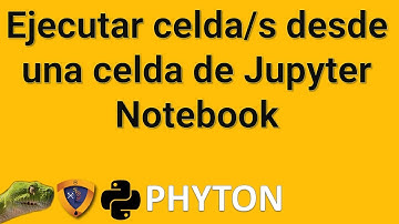 Ejecutar código de celdas desde una celda de Jupyter Notebook PHYTON, libreria IPython.display