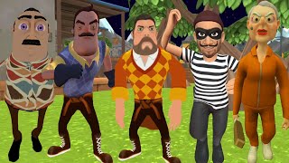Hello Neighbor,Dark Riddle,Robbery Clash Thief Prank,Super Bear Adventure,Grandpa and Granny 3 screenshot 1