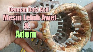 Jumlah Data Asli Lilitan Motor Spin | Pengering Hasil Spul Pasti OKE