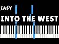Into the West - Lord of the Rings | Beginner Piano Tutorial