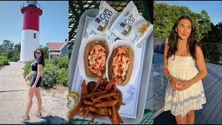 VLOG: cape cod!!!! glamping + road trip adventures in MA with my best friend!