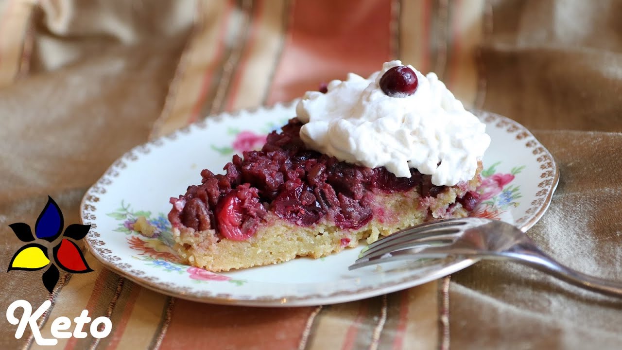 Nantucket Cranberry Pie Keto, Sugar Free, Gluten Free Keto Recipes