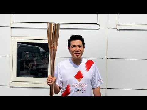 聖火ランナー終了後の別所哲也からコメント「希望に向かって前進できたら」