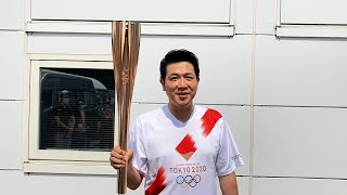 聖火ランナー終了後の別所哲也からコメント「希望に向かって前進できたら」