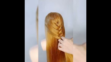 Tết tóc đơn giản đẹp dễ làm #hairstyle #youtubeshorts #shorts