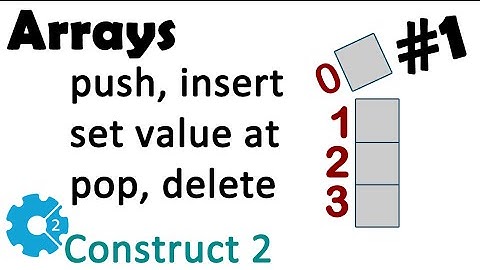 Construct 2 Array plugin - #1 trabalhando com arrays