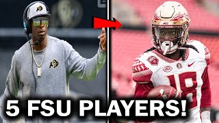 Deion Sanders Takes 5 Players from Florida State! (Transfer Portal Chaos)