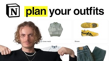 How I Plan My Outfits in 5 minutes (+ free template) | Notion for beginners