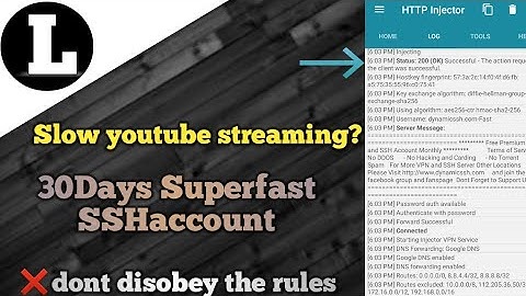 30days Superfast ssh account | Http injector