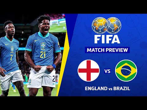 ENGLAND vs BRAZIL International Friendly Match 2024 Match Preview &amp; Head to head stats