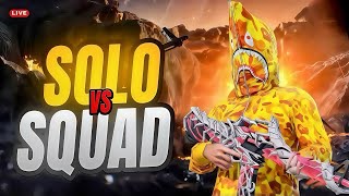 No.1 Solo vs Squad Player is live 🔥| BGMI Live PUBG Mobile Live Stream | #pubglive #bgmilive #gaming