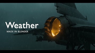 Procedural Weather System within Blender !