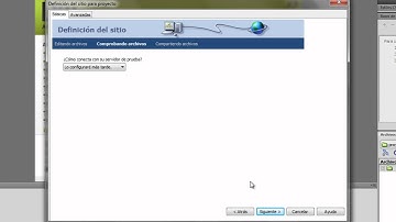 Configuración de  conexión del Localhost con Dreamweaver