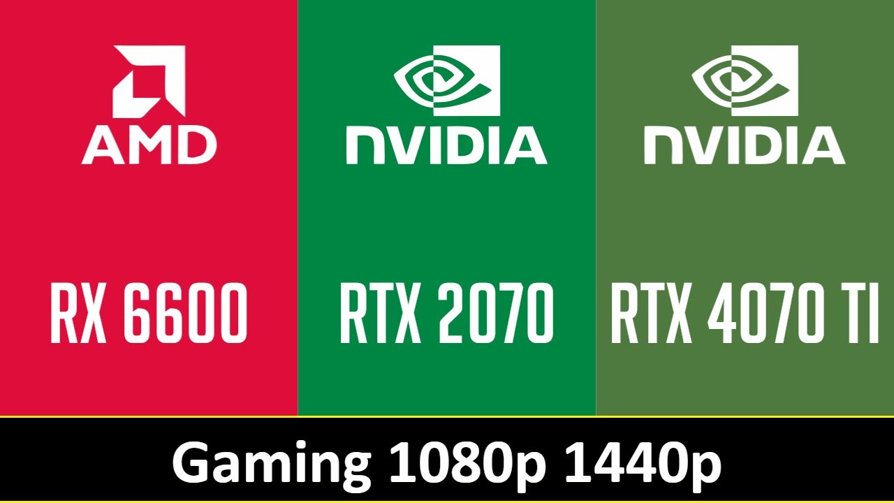 RX 6600 vs RTX 2070 vs