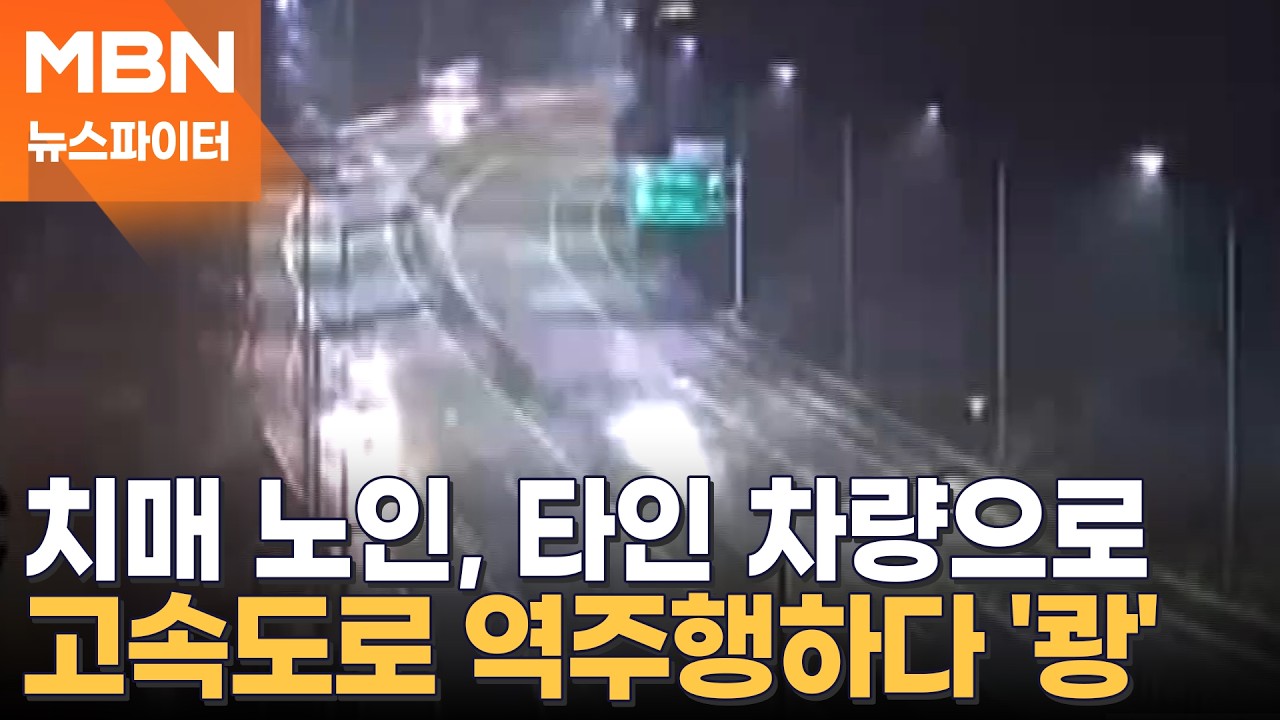 70대 치매 노인, 고속도로 15km 역주행하다 '쾅' - 뉴스파이터