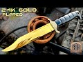 Forging a RUSTED BEARING into a 24K GOLD Combat KNIFE