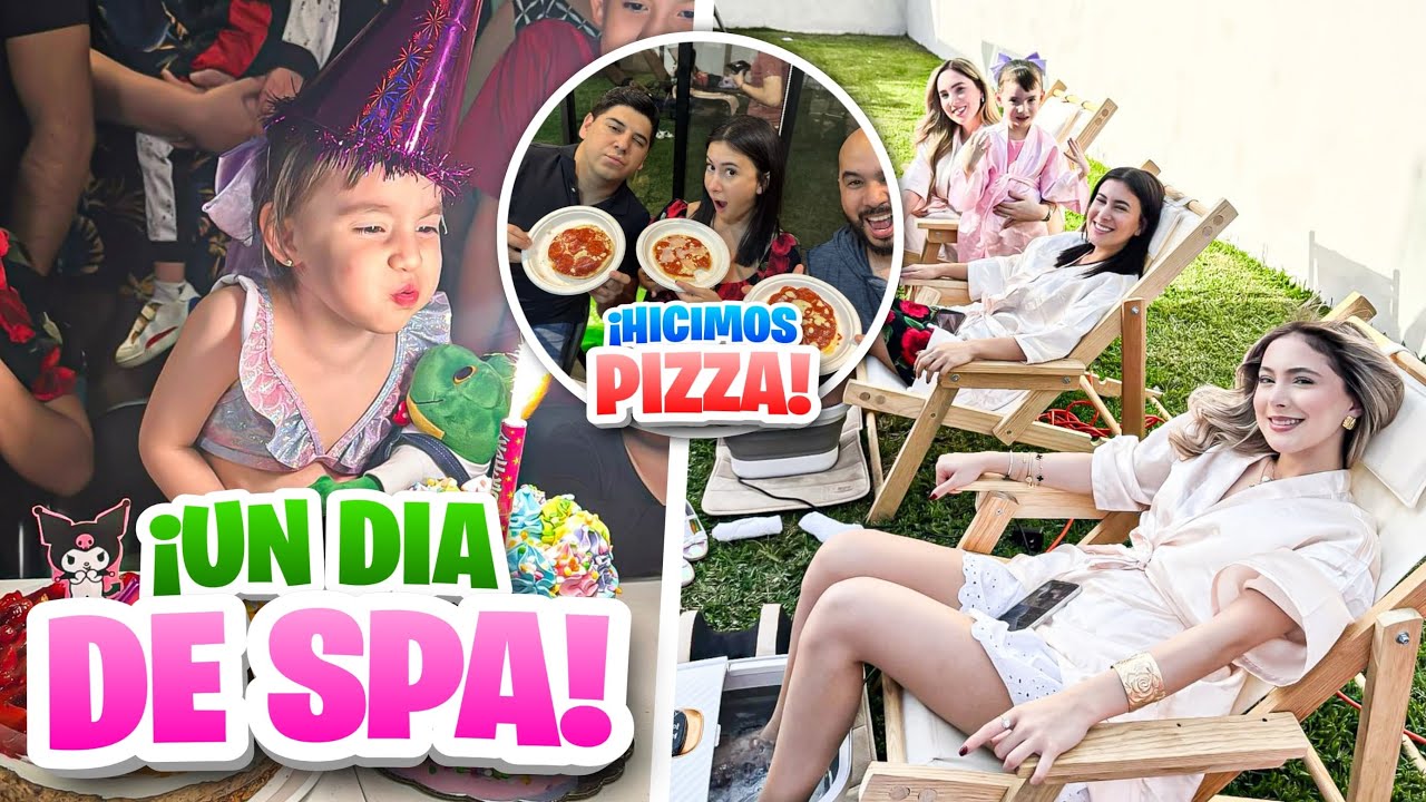 Un DIA de SPA con LA FAMILIA | PREPARAMOS una  PIZZA y fue UN DESASTRE | Los Molina