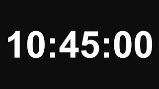 10 Hour 45 Minute Timer - No Alarm - 8K