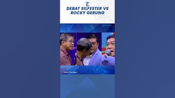 Kronologi Viral Silfester Matutina Emosi Debat dengan Rocky Gerung
