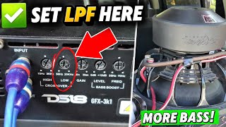 Your LPF Is Killing Your Bass! Here's Why