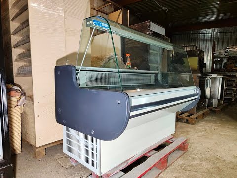 Холодильна вітрина UBG 1,5 м б/в, видео 1