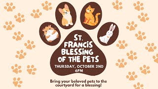 Blessing of the Pets | October 2, 2025
