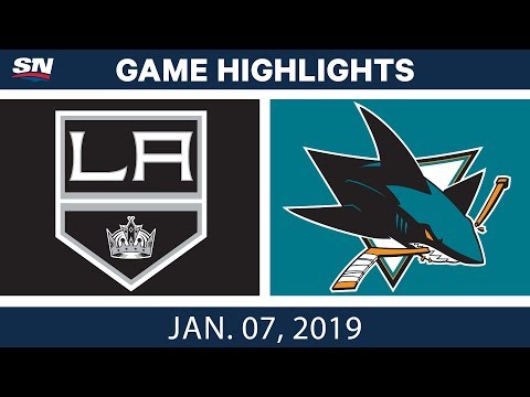 NHL Highlights | Kings vs. Sharks - Jan. 7, 2019