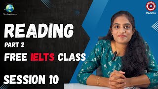 Free IELTS Coaching - Session 10 | Reading - Part 2 | Fly N Study Overseas