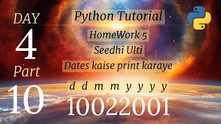 printing all the palindromic dates in the century, how to print all the dates in year using python
