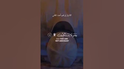 تلاوة فاقت الوصف من سورة السجدة✨