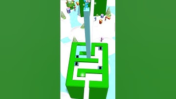 Stacky Dash Level 190 OP Move! | Satisfying Gameplay #shorts