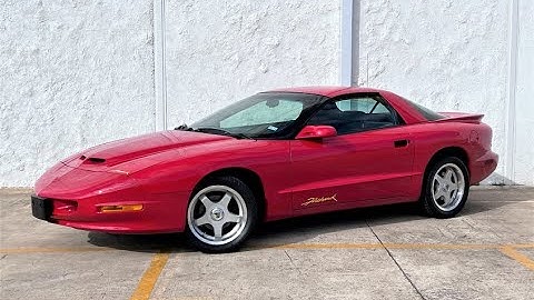 1994 Pontiac Formula Firehawk Walk Around Video