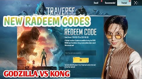 NEW RADEEM CODES || GODZILLA VS KONG | SAMSUNG,A3,A5,A6,A7,J2,J5,J7,S5,S6,S7,59,A10,A20,A30,A50,A70