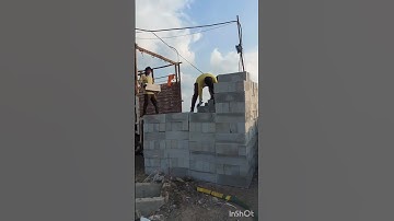 unloading of AAC block #youtubeshorts #shorts #civilengineering #construction