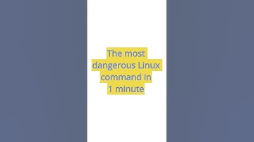 The most dangerous #linux command - rm #shorts #coding