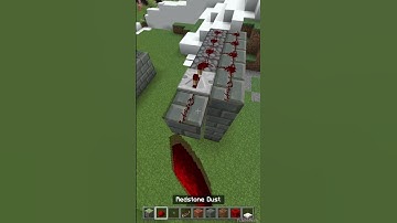 Minecraft Bedrock - How to make a garage door | Kailefra #tutorial #minecraft #redstone