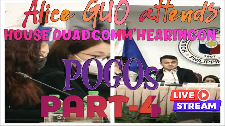LIVE: House resumes quad-committee hearing on Cassandra Ong, Alice Guo's POGO ties | Sept. 19