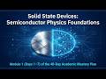Semiconductor Physics Foundations Explained | Solid State Devices Module 1 (B.Tech ECE)