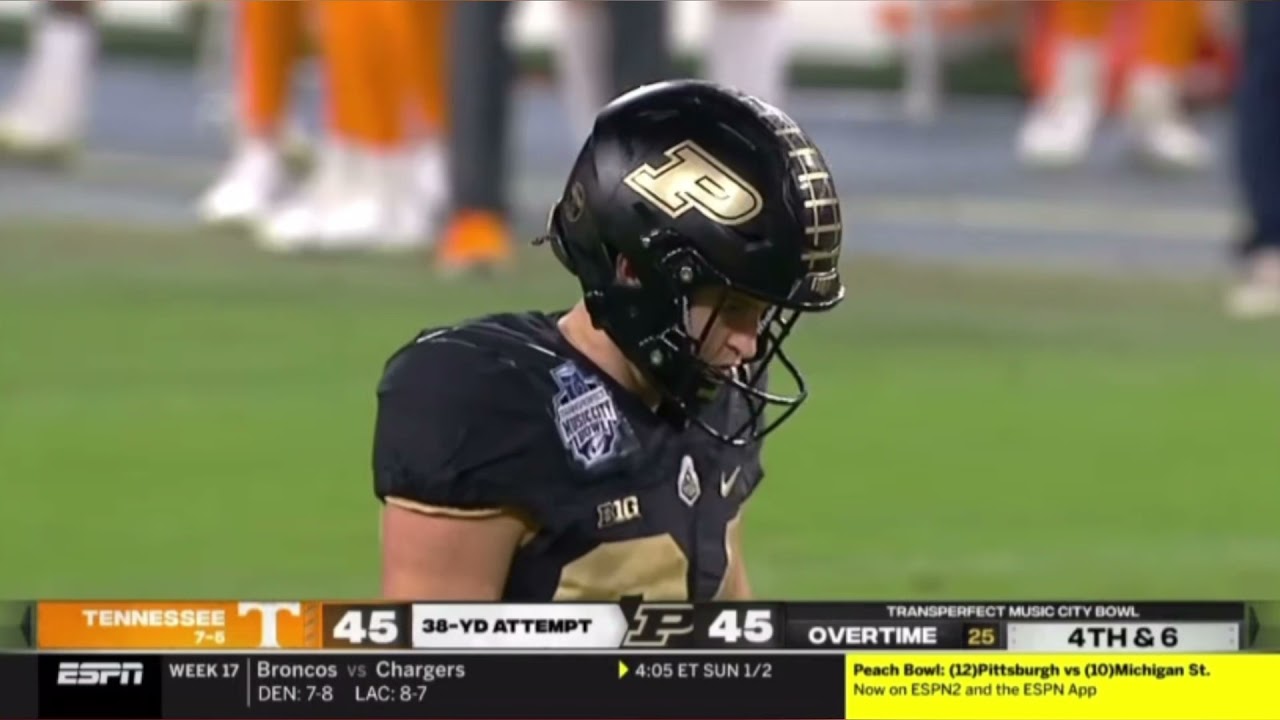 Tennessee vs Purdue INSANE Ending!!!