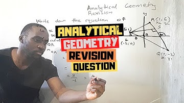 Analytical Geometry Revision Introduction
